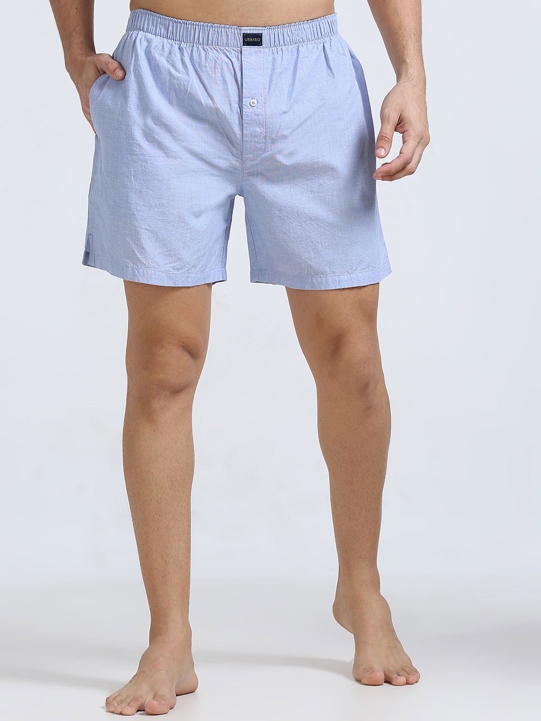 

URBARO Organic Cotton Boxers 23UBX0033, Blue