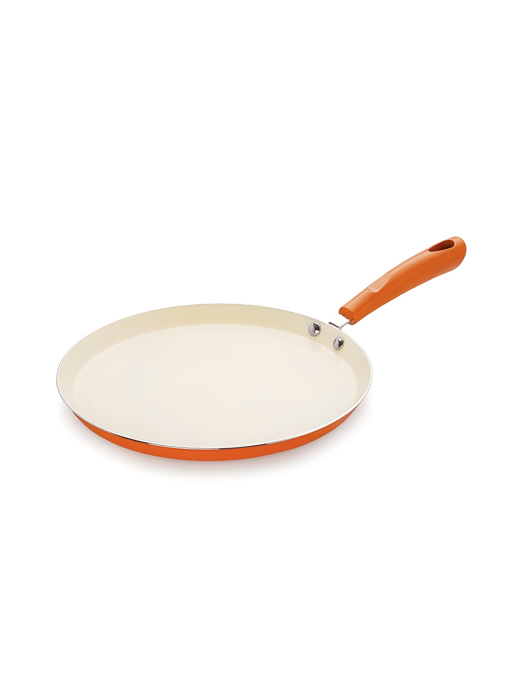 

NIRLON Orange Aluminium Dishwasher Safe Tawa