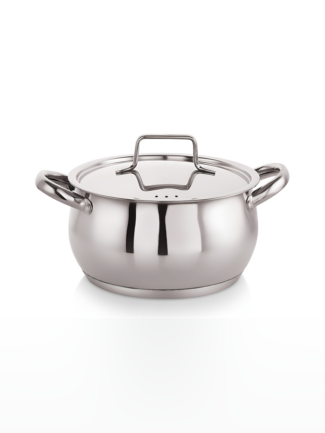 

NIRLON Silver-Toned Stainless Steel Dishwasher Safe Handi