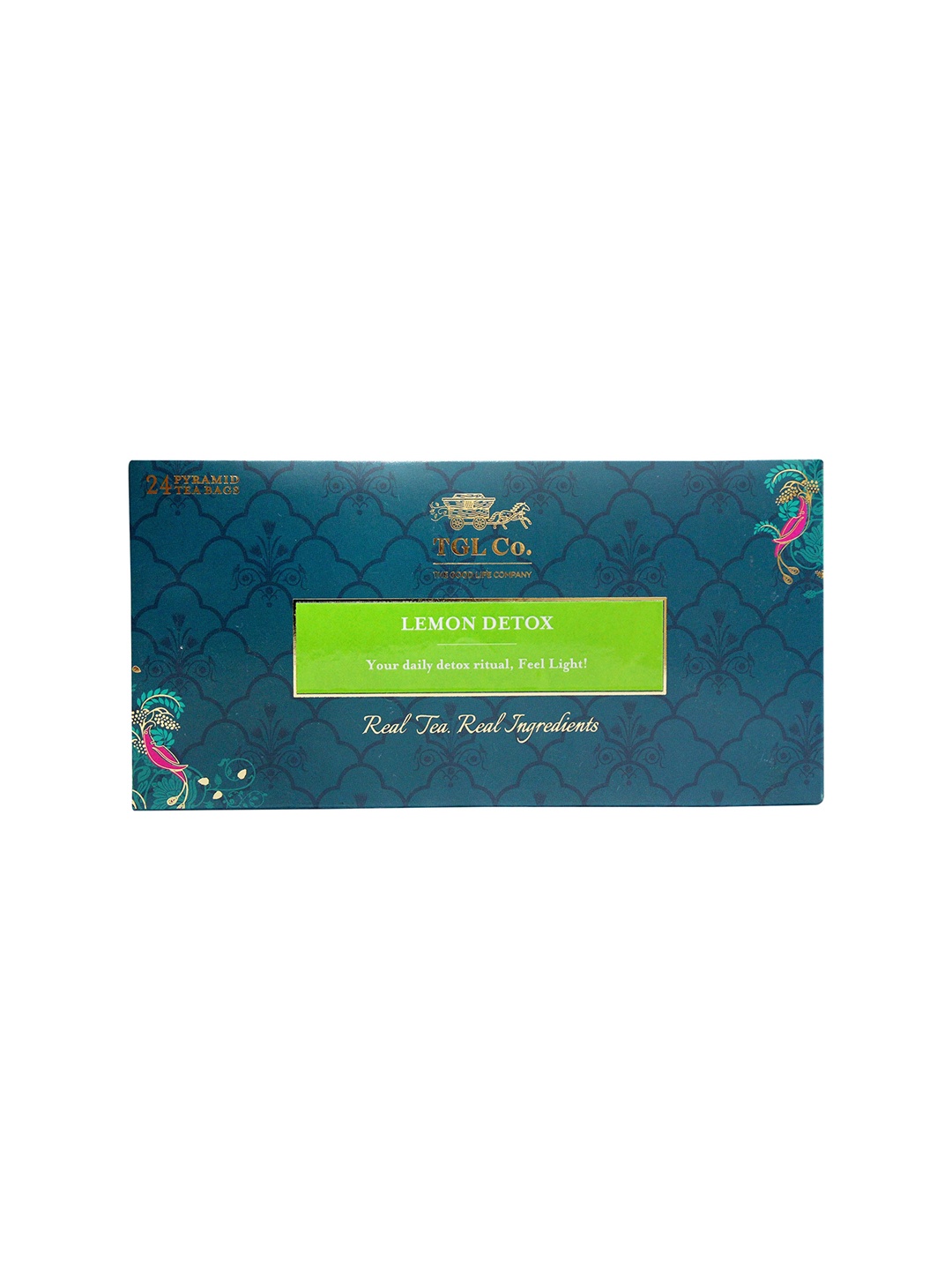 

TGL Co. Lemon Detox Tea-24 Tea Bags Box | Anti Oxidant | Boost Energy, Blue