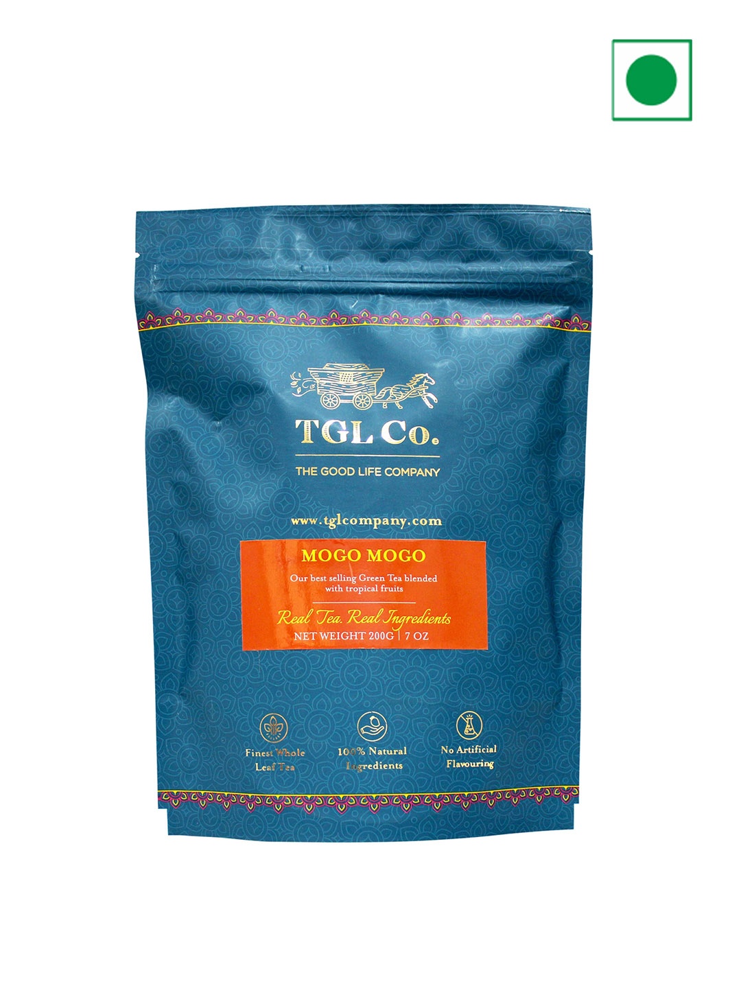 

TGL Co. Mogo Mogo Green Loose Leaf Tea- 200gms, Teal