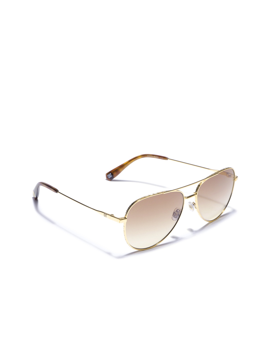 

CR7 Unisex Aviator Sunglasses with UV Protected Lens CR7013S.120, Brown