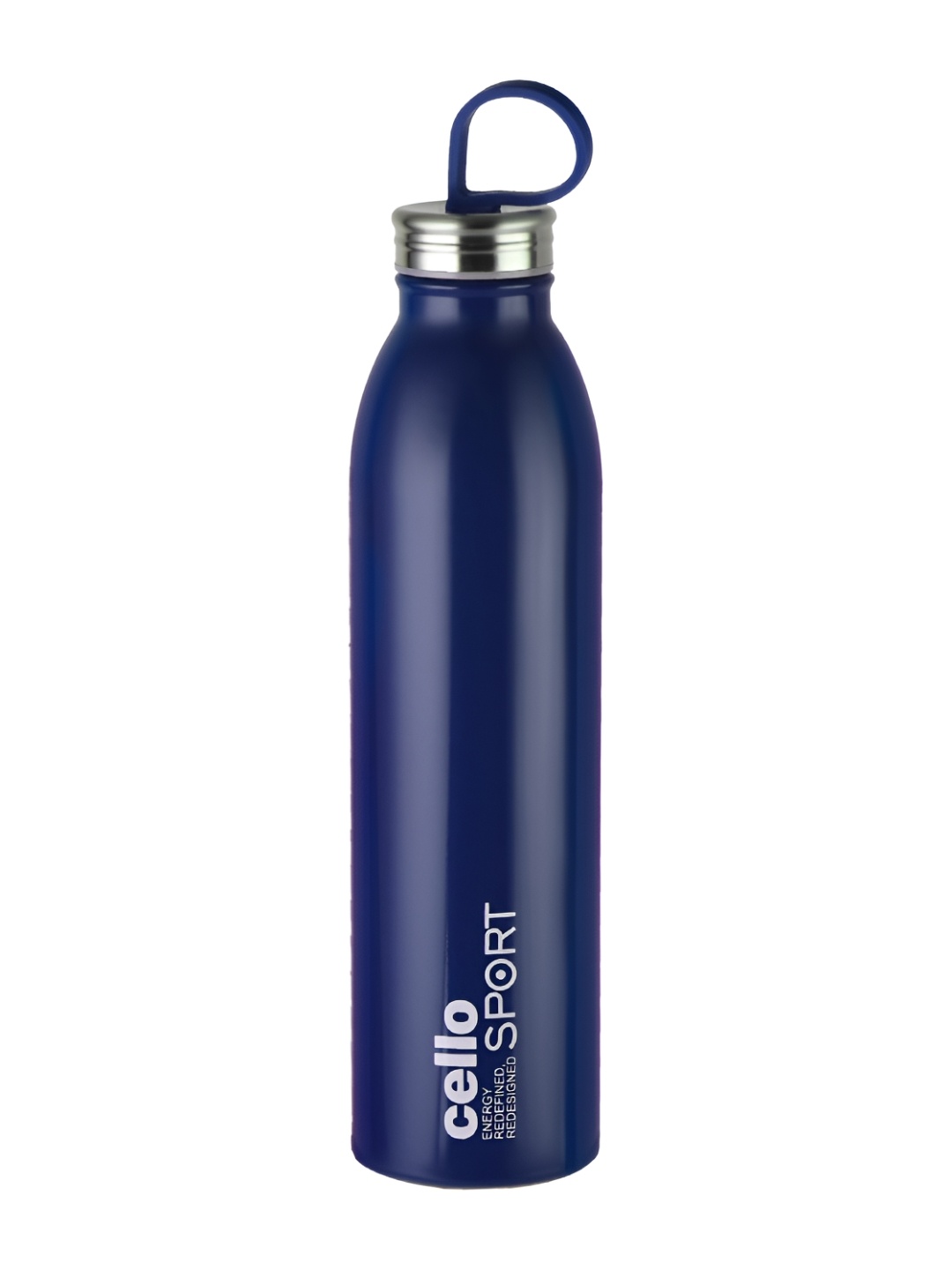 

Cello Blue & Silver-Toned Single Stainless Steel Printed Water Bottle 900 ml