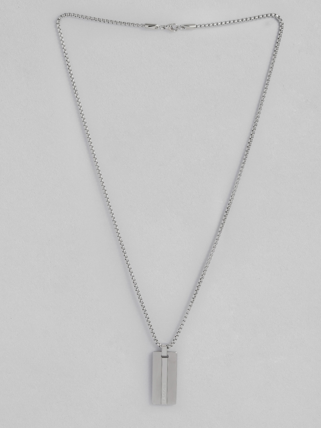 

Lacoste Adver Geometric-Shaped Pendants with Chains, Silver