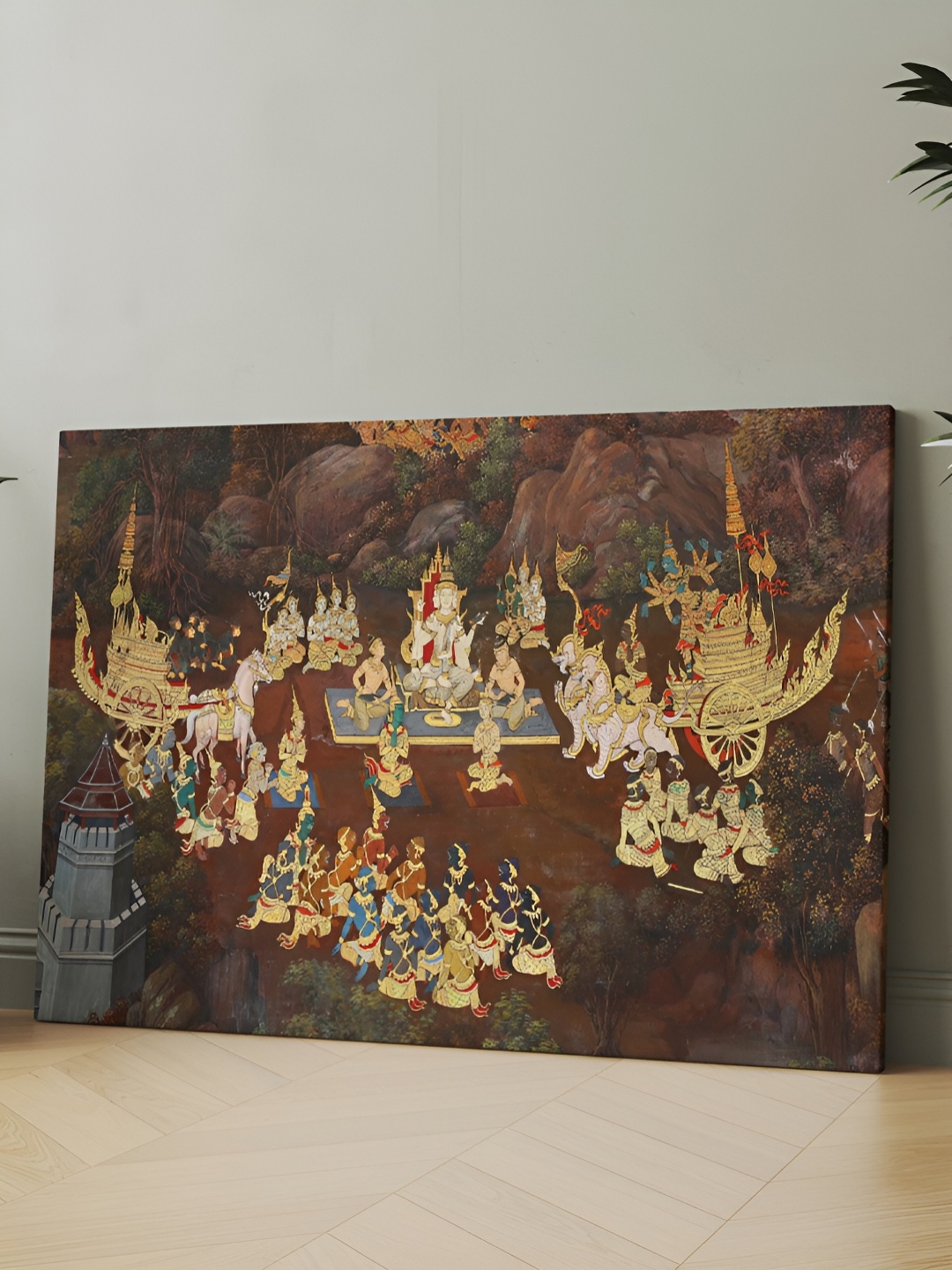 

CLAWCRAFTS Brown Wooden Religious Wall Art