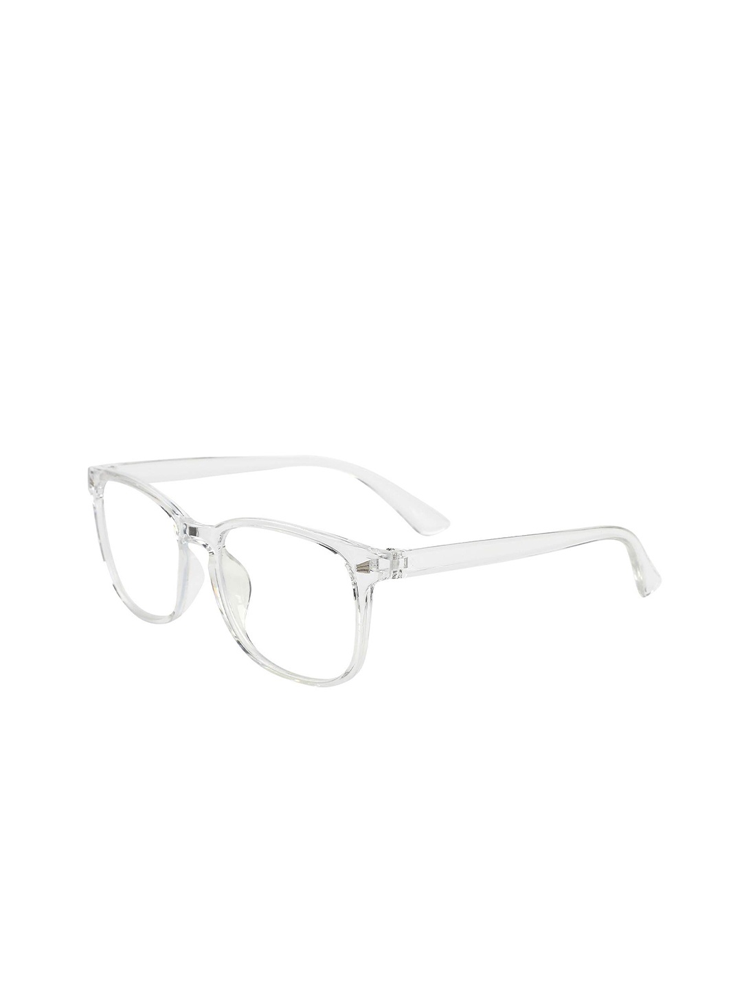 

CHEERS Unisex Anti Glare UV Blu Light Filter Wayfarer Frames CDBL012-CLEAR-150, Transparent