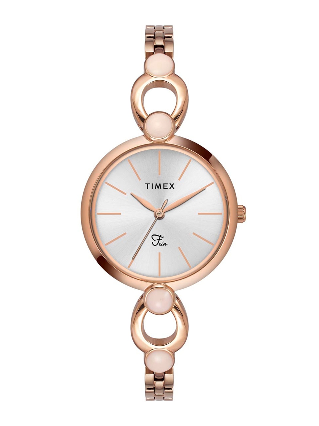 

Timex Women Brass Dial & Bracelet Style Straps Analogue Watch TWEL18104, Green