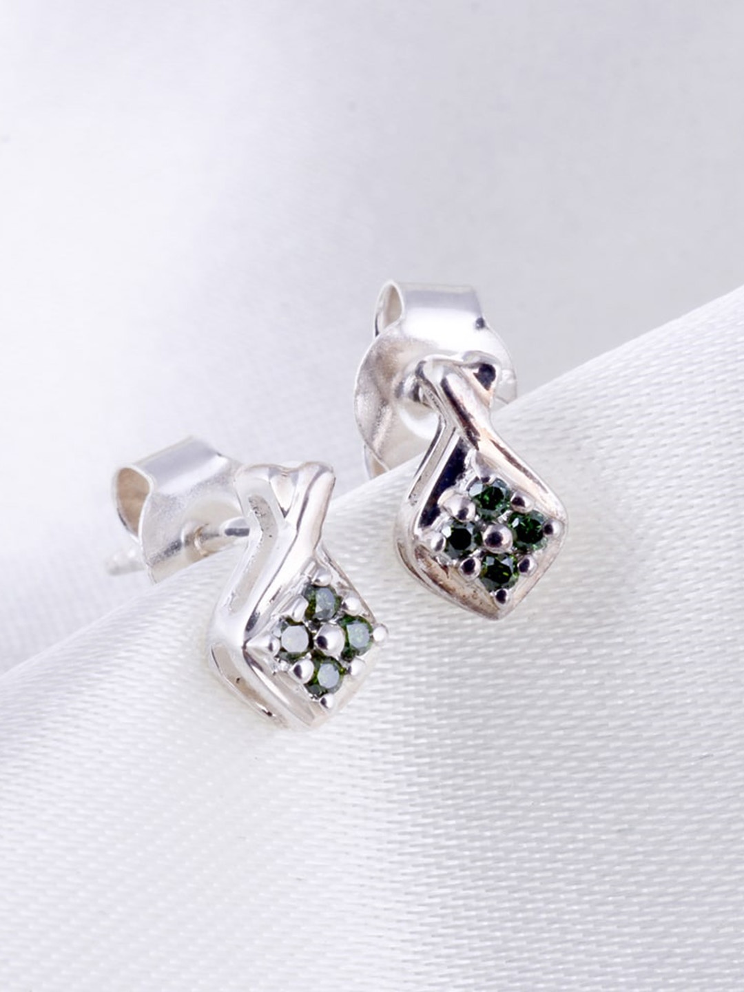 

HIFLYER JEWELS 925 Sterling Silver Geometric Studs Earrings