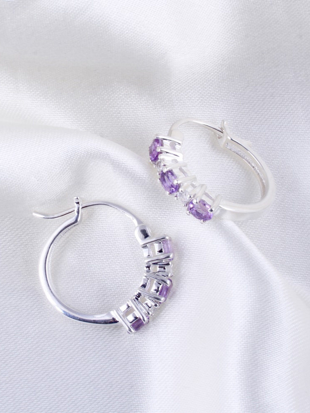 

HIFLYER JEWELS 925 Sterling Silver Circular Hoop Earrings