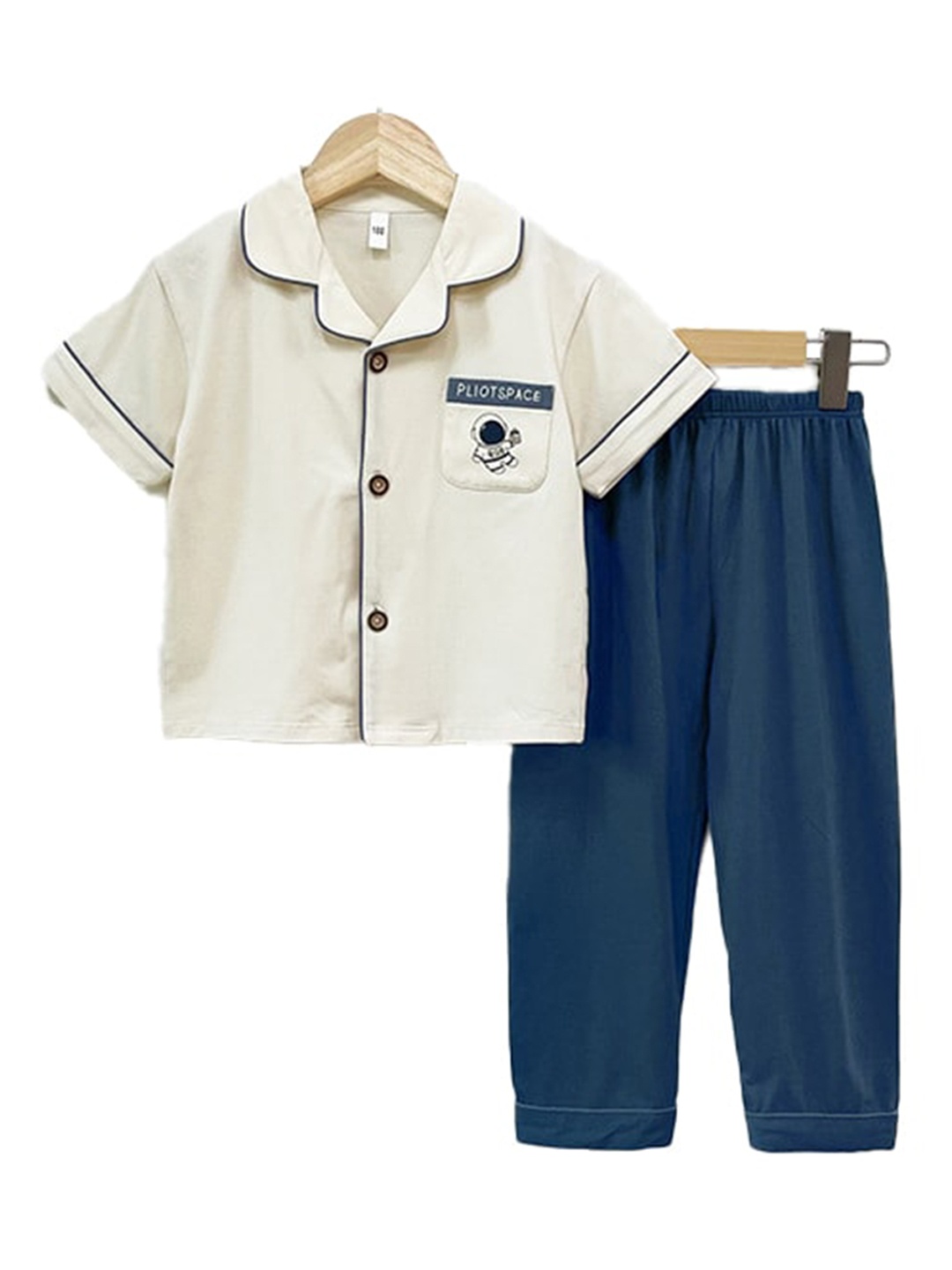 

StyleCast x Revolte Boys Shirt and Trousers, Beige