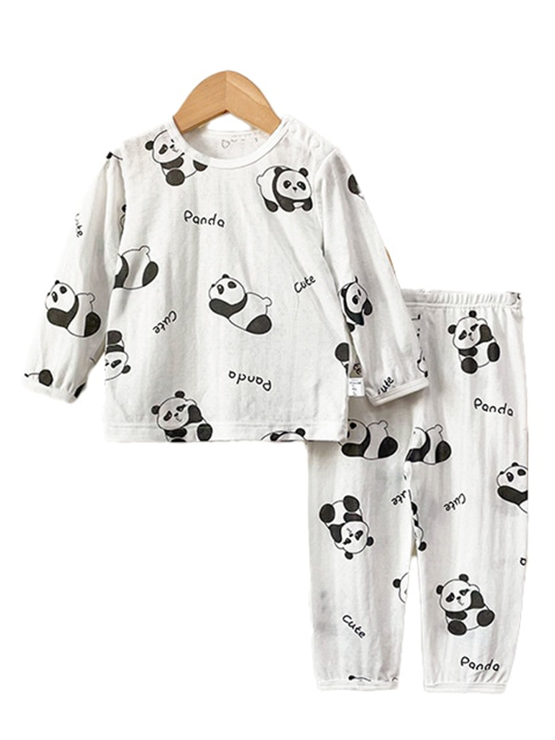 

StyleCast x Revolte Boys Printed Cotton Night Suit, White