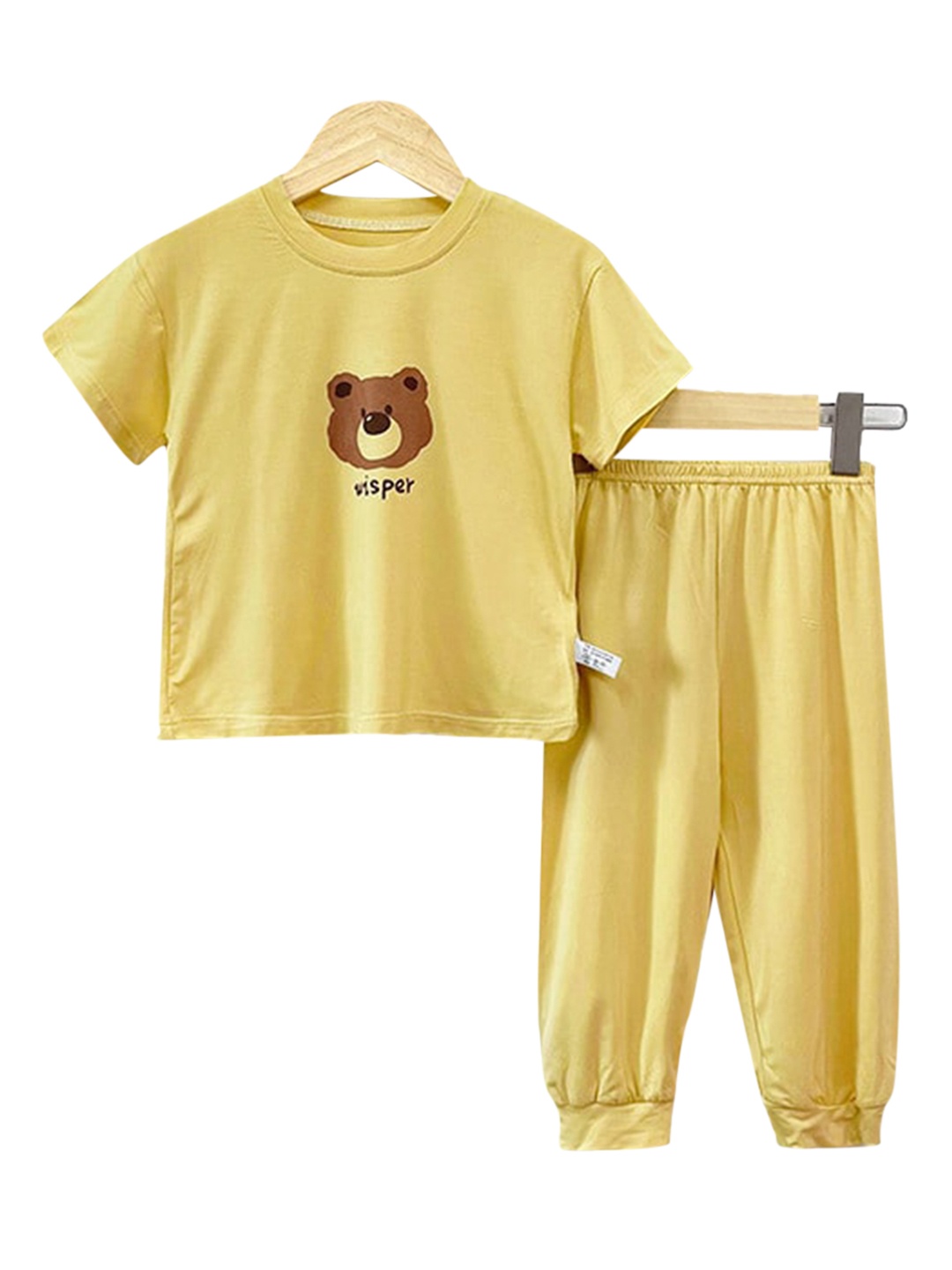 

StyleCast x Revolte Boys Printed Night Suit, Yellow