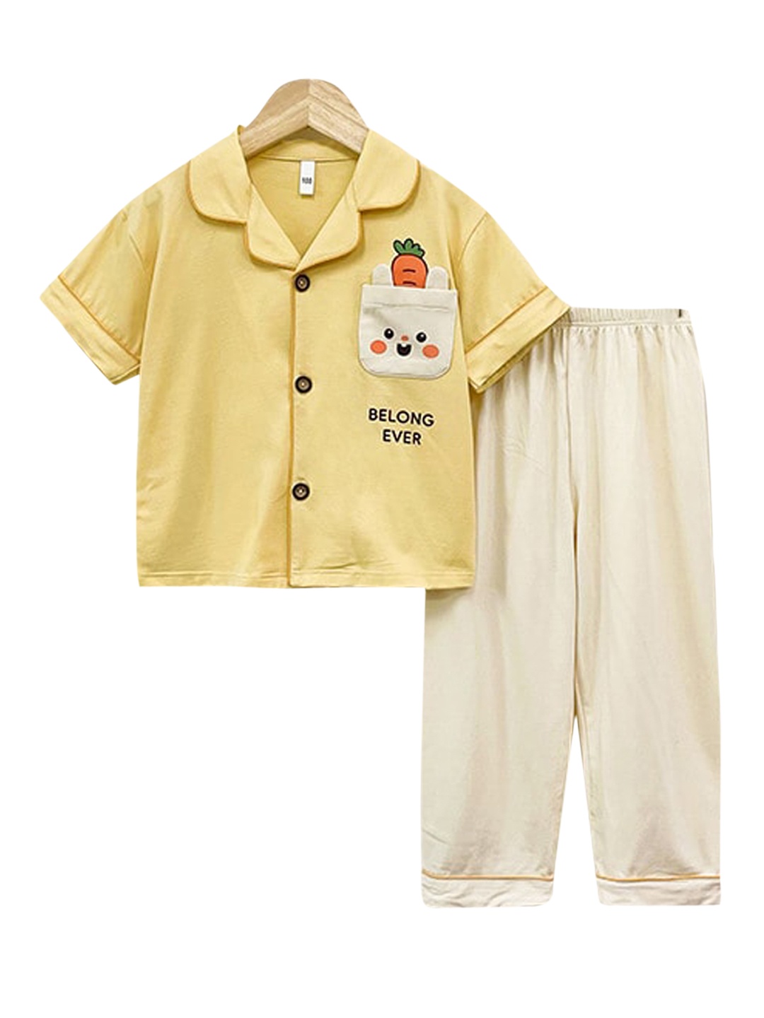 

StyleCast x Revolte Boys Printed Night Suit, Yellow