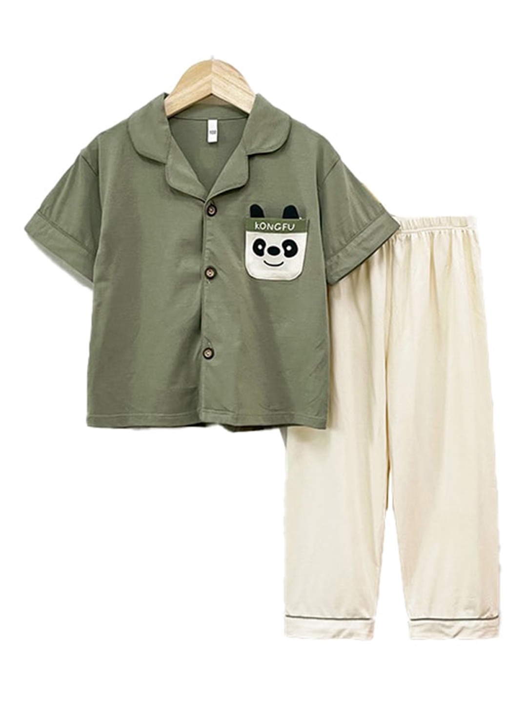 

StyleCast x Revolte Boys Shirt With Trouser, Green