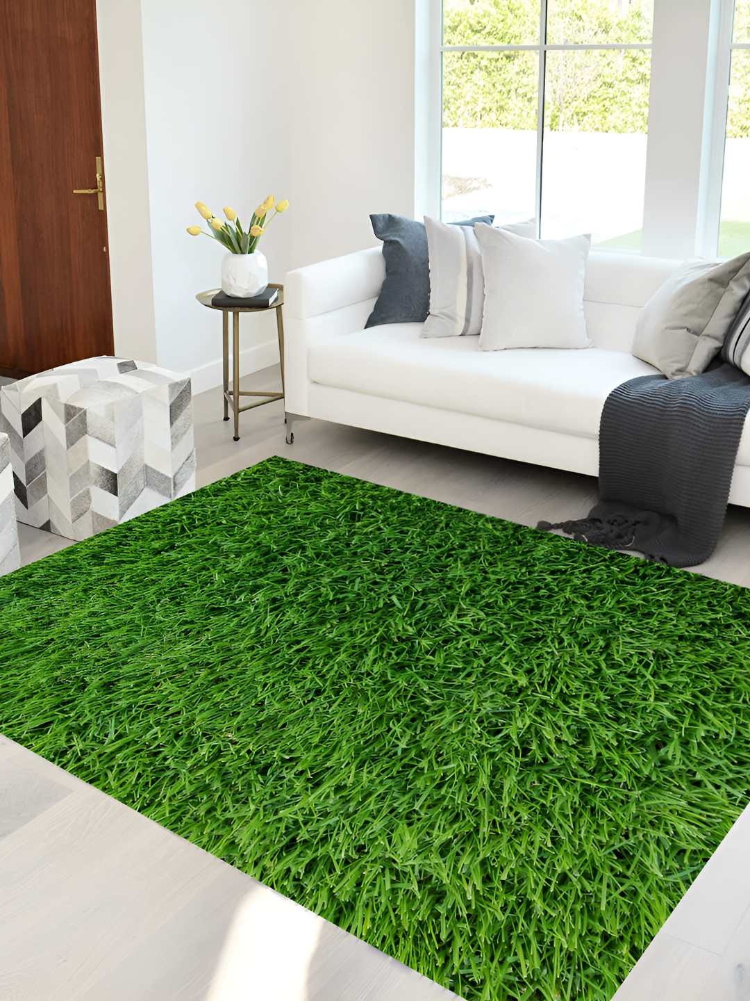 

REVEXO Green UV-Resistant Artificial Grass Floor Mat