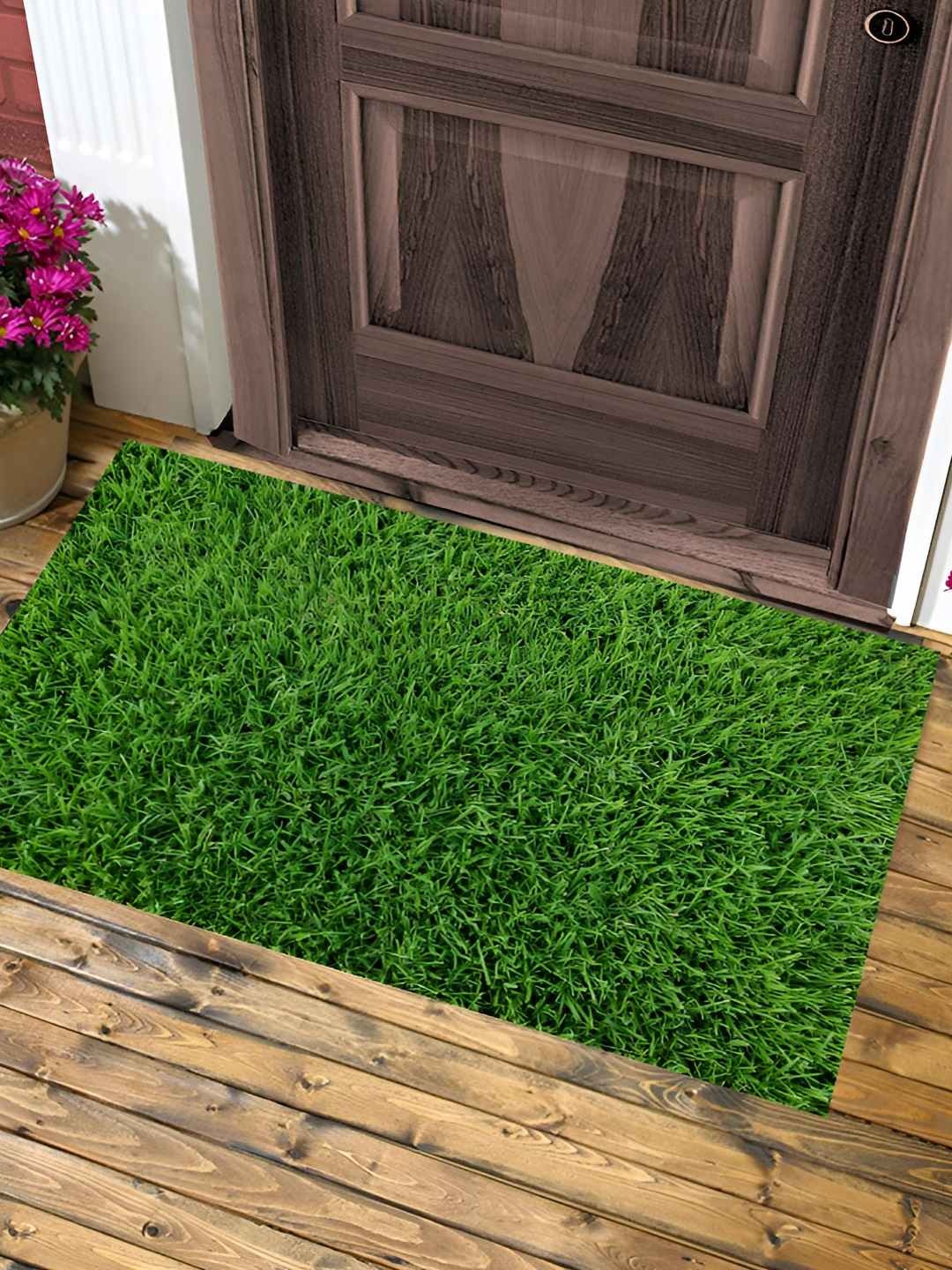 

REVEXO Green Artificial Grass Door Mat