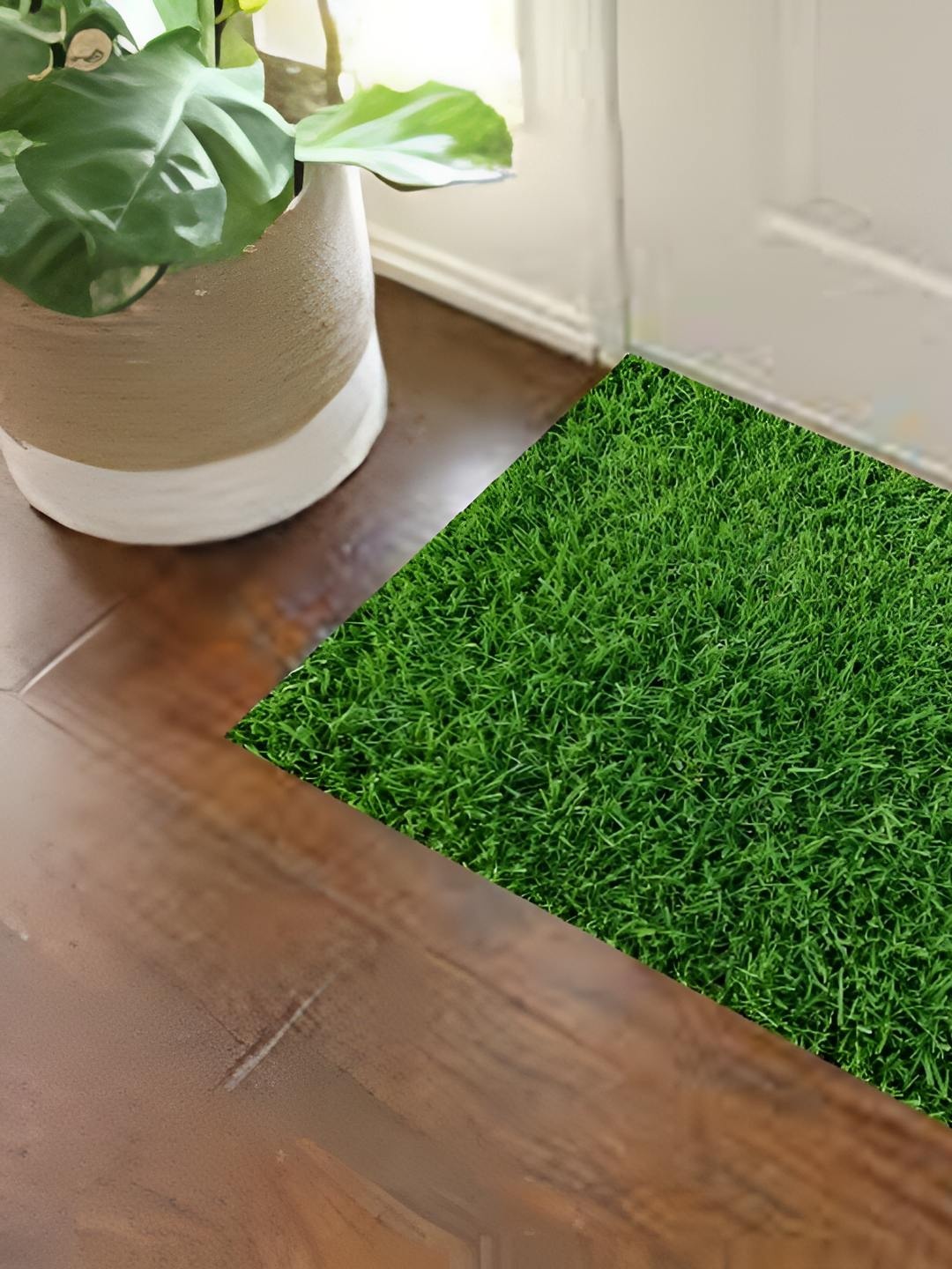 

REVEXO Green Artificial Grass Door Mat