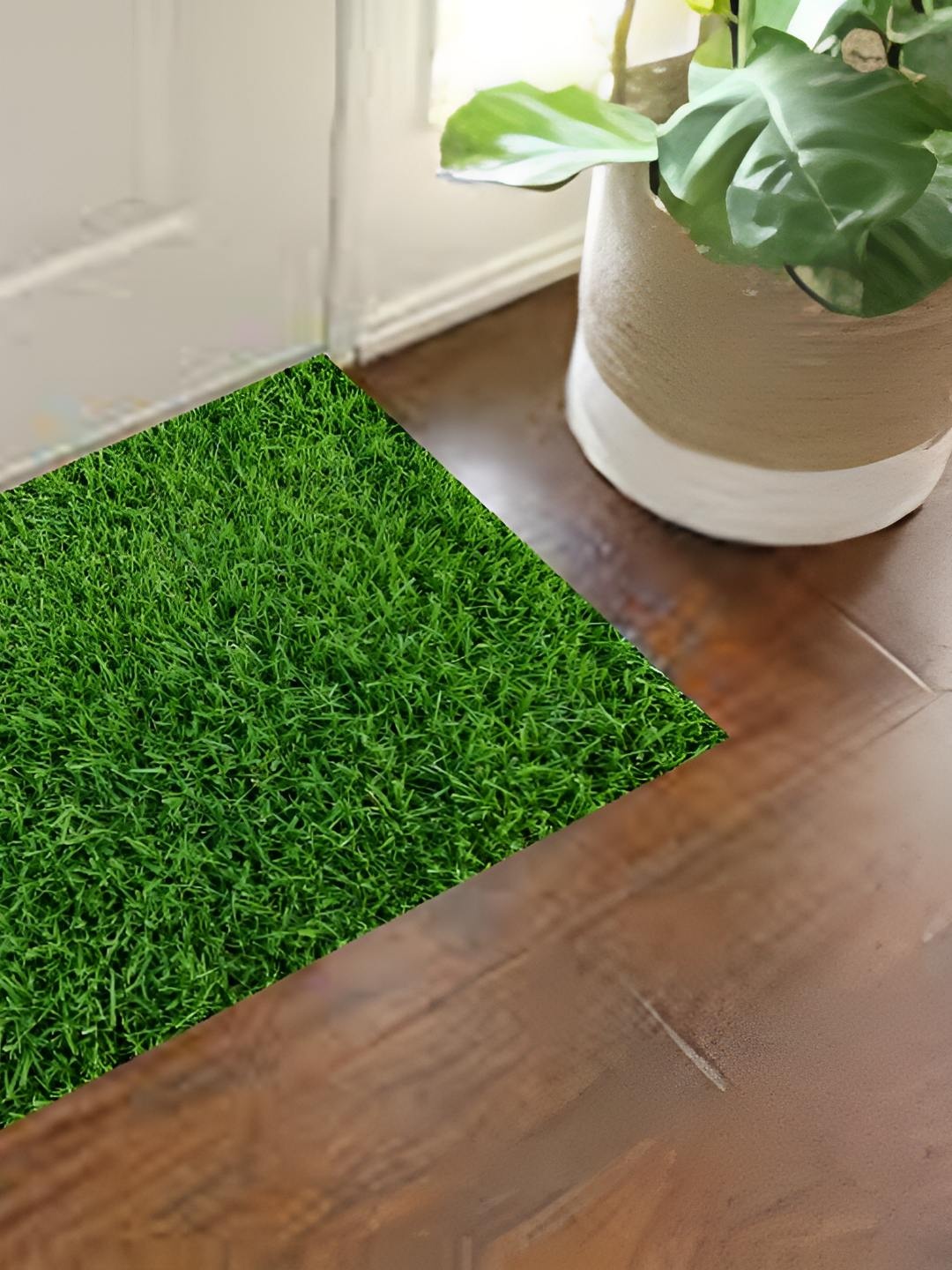 

REVEXO Green Artificial Grass Door Mat