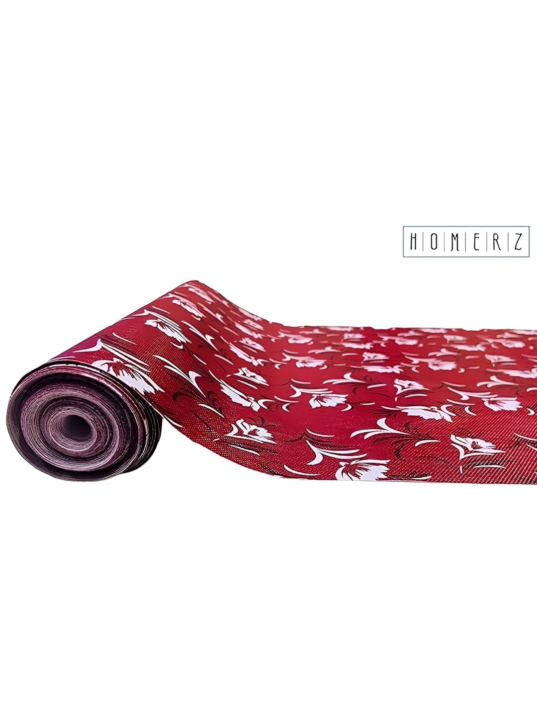 

REVEXO Maroon Printed Water-Resistant Shelf Liner