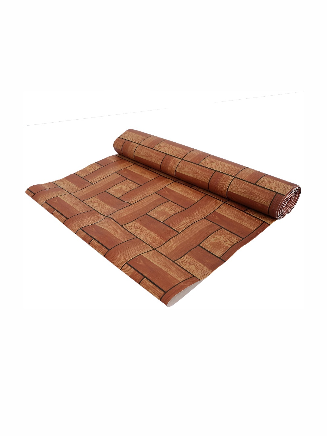 

REVEXO Brown Printed Water-Resistant Shelf Liner
