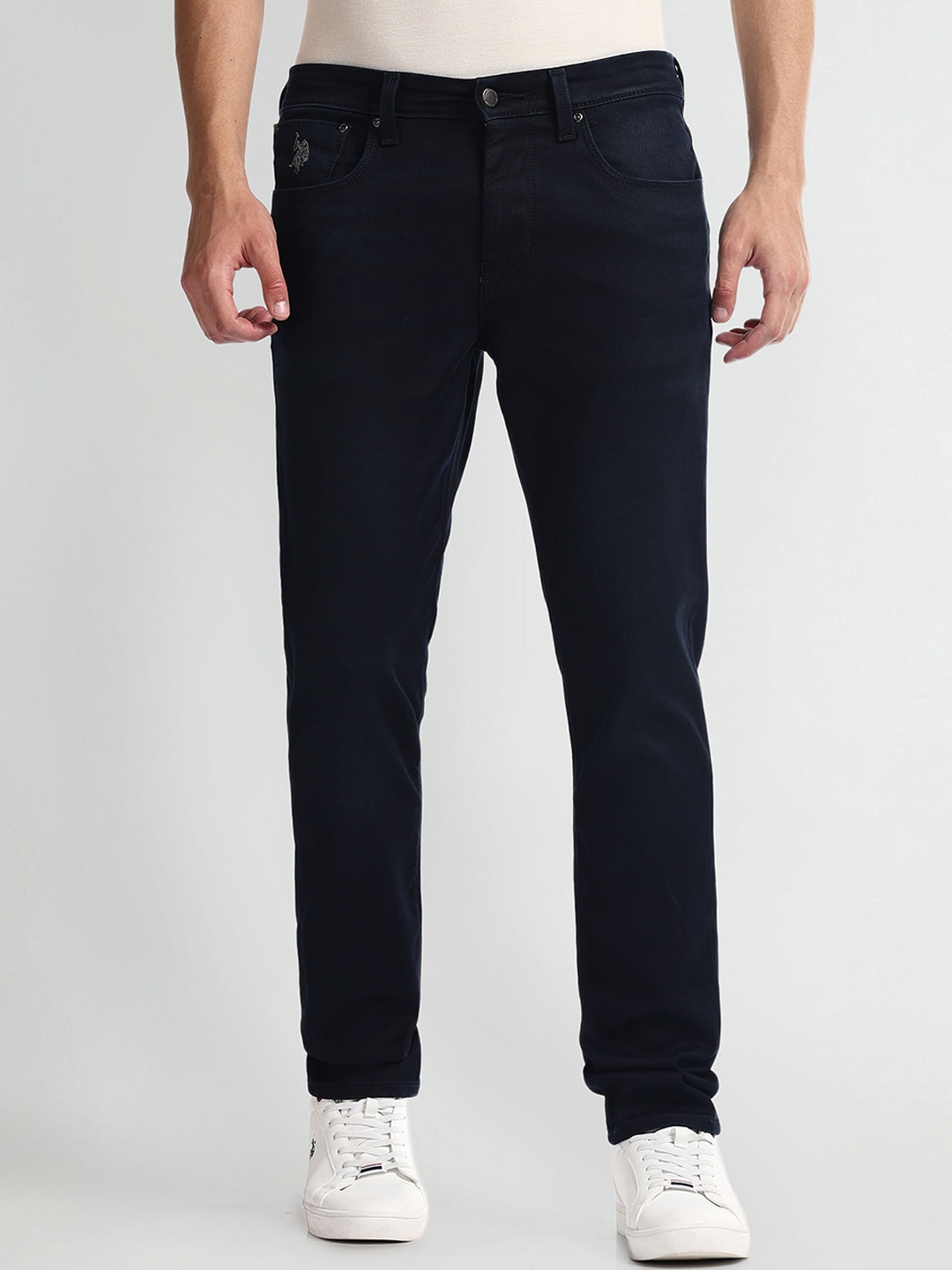 

U.S. Polo Assn. Denim Co. Men Brandon Slim Fit Stretchable Jeans, Navy blue