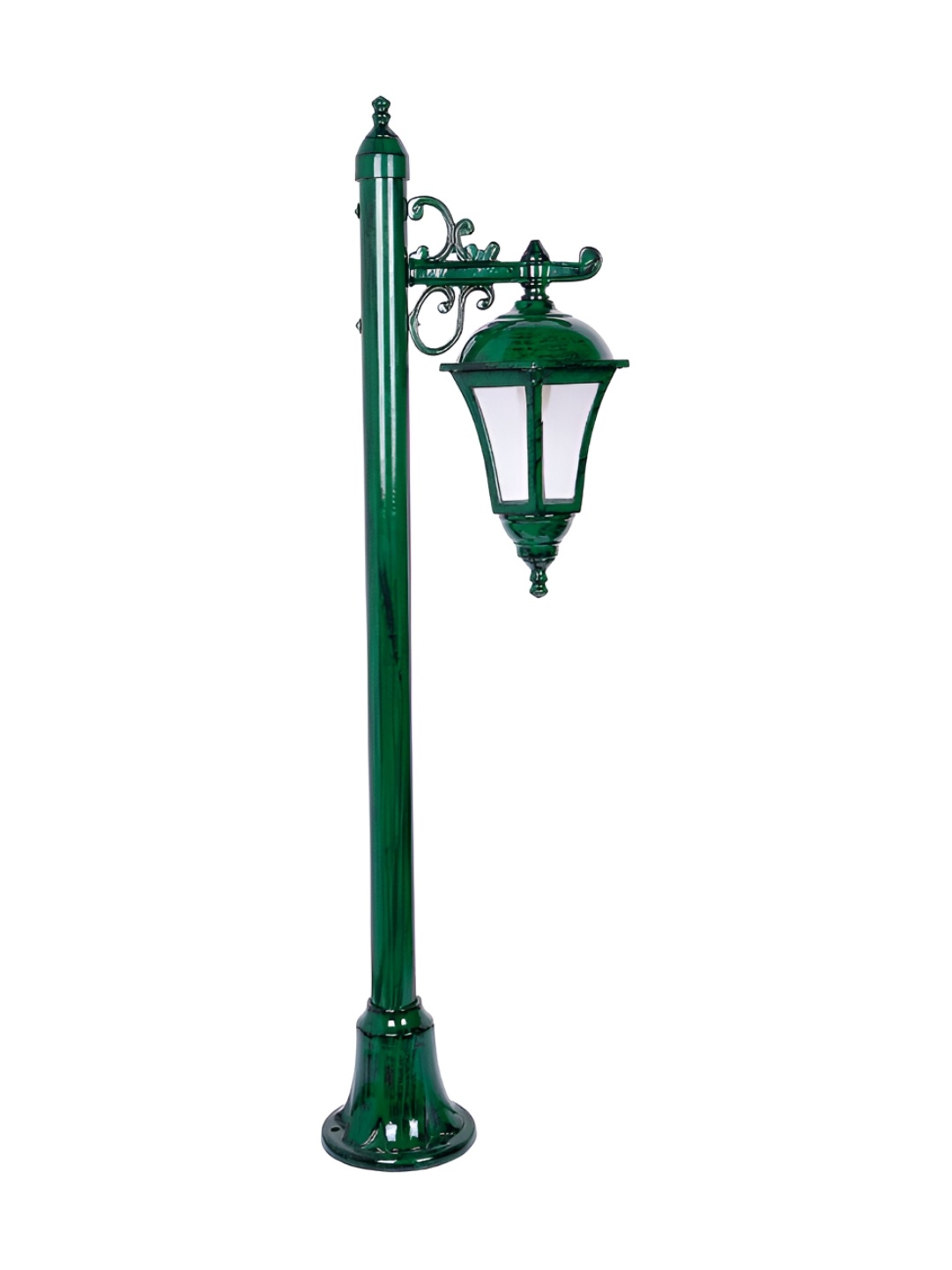 

Fos Lighting Green Ornate Bollard & Downward Lamp