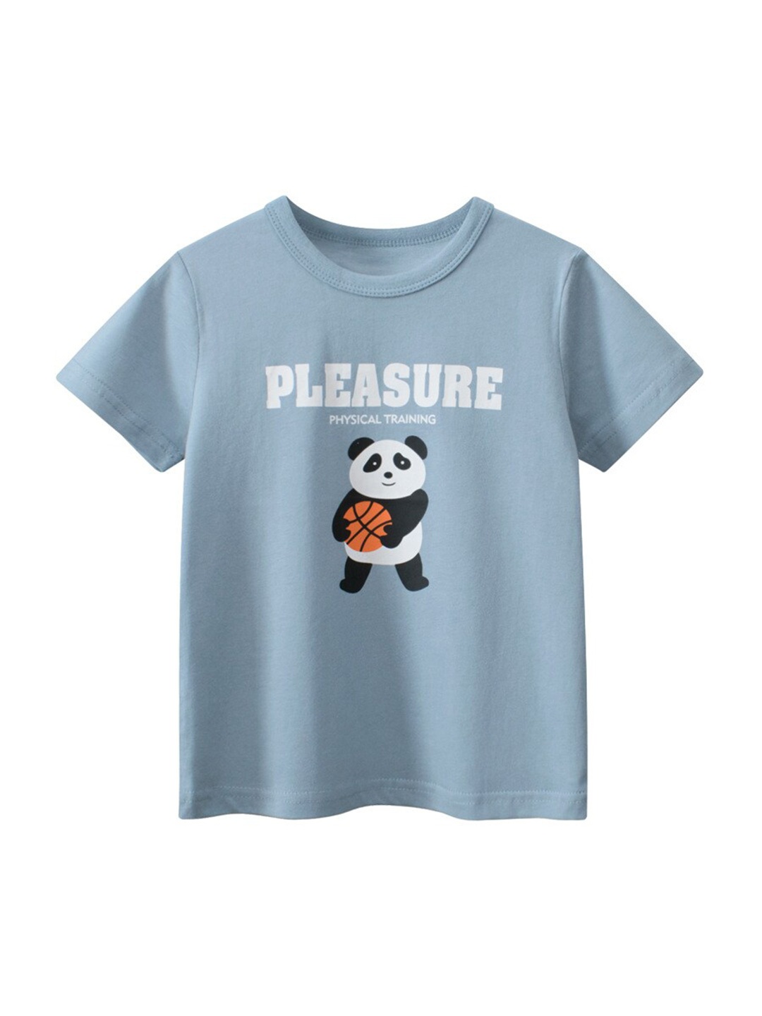 StyleCast x Revolte Boys Graphic Printed Round Neck Applique T-shirt, Blue