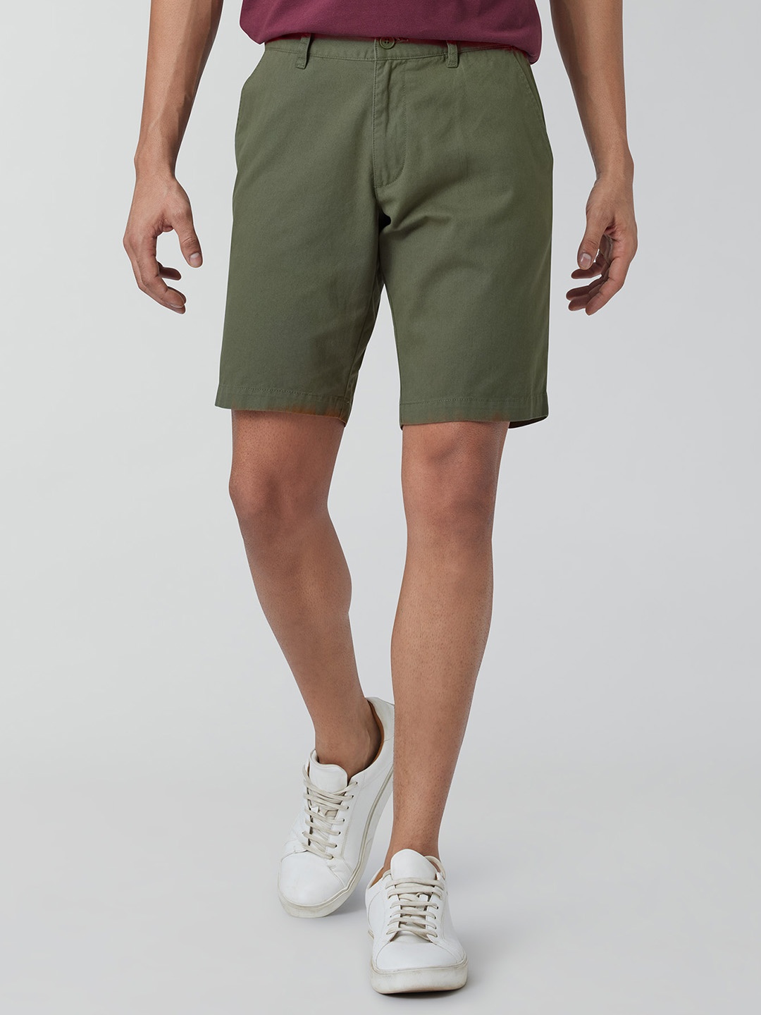 

XYXX Men Antimicrobial Pure Cotton Shorts, Olive