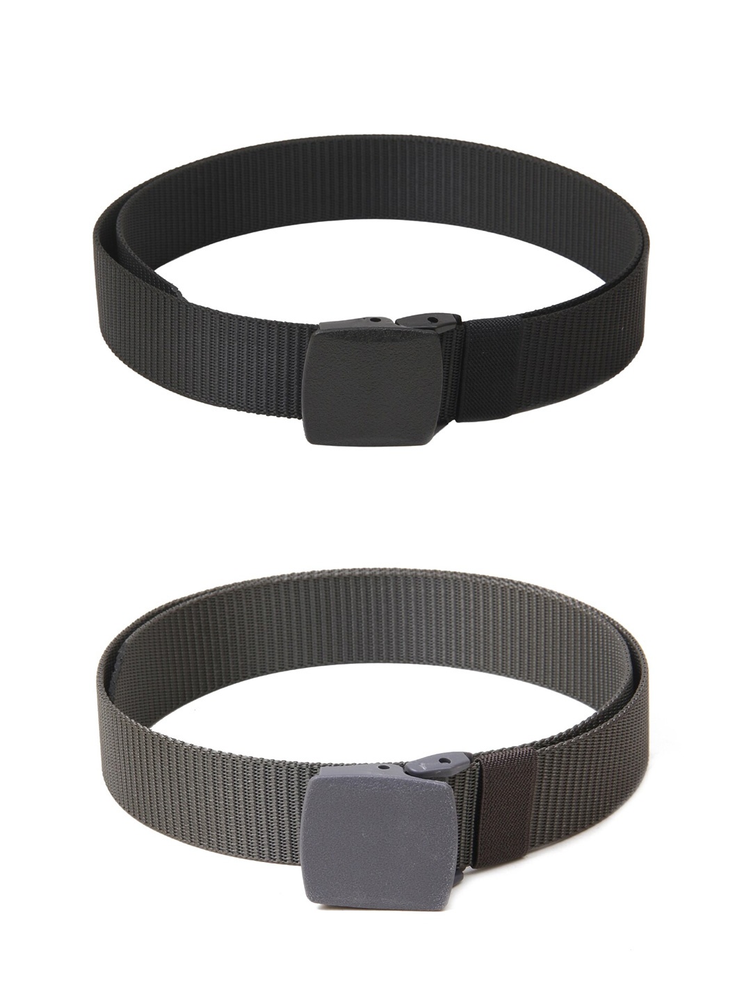 

Calvadoss Women Textured 2 Belts, Black