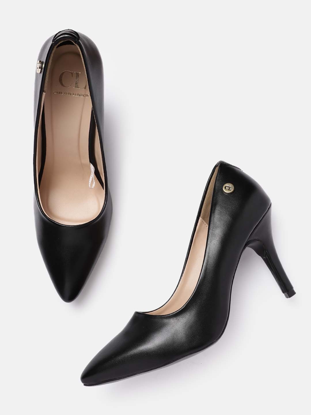 

Carlton London Work Slim Heeled Pumps, Black