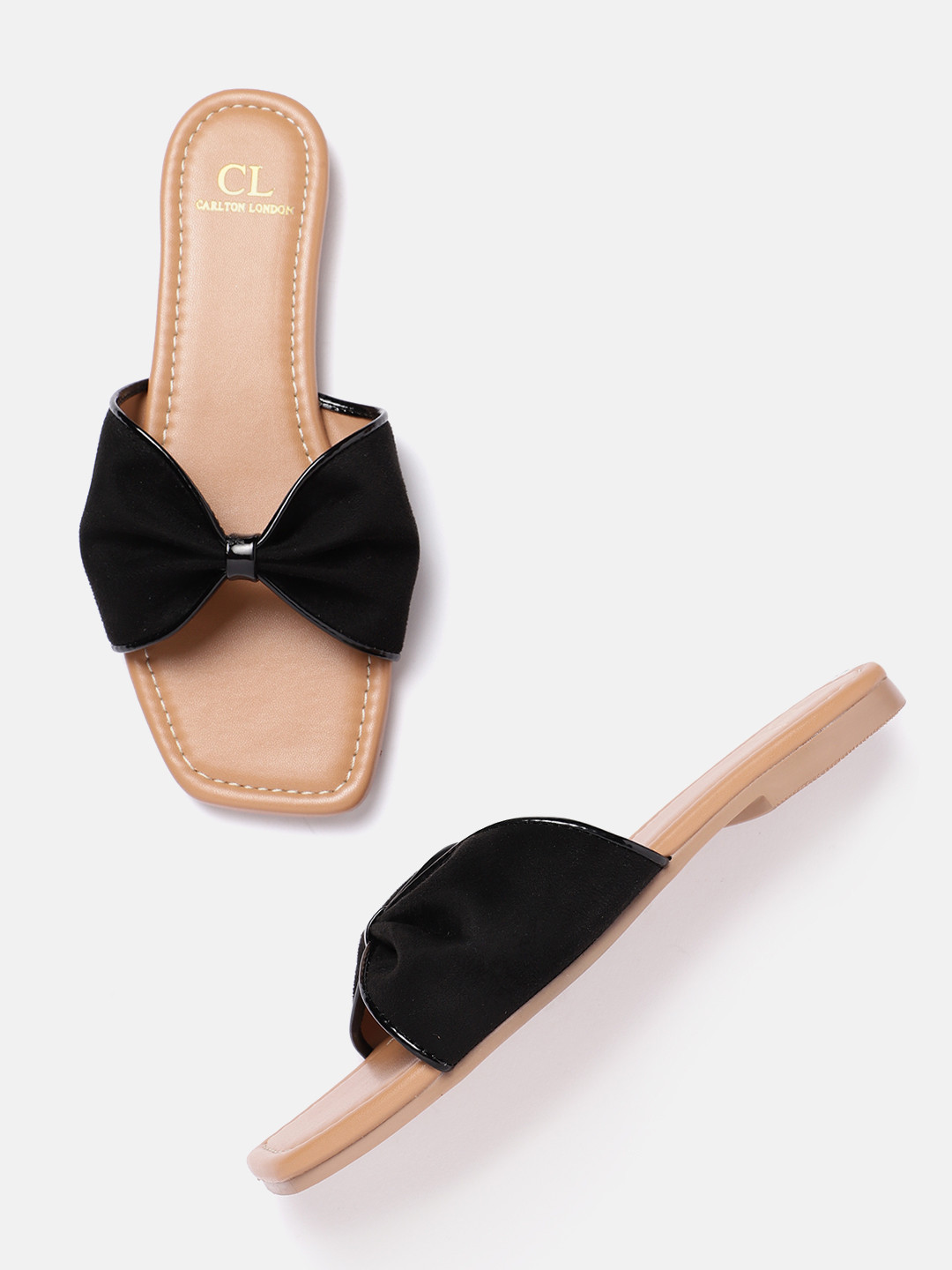 

Carlton London Women Open Toe Flats, Black