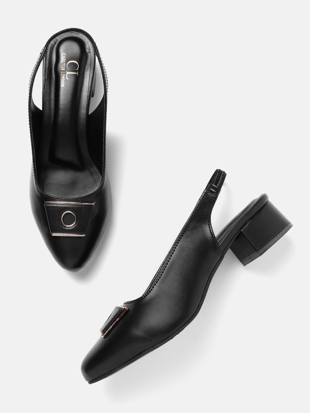 

Carlton London Block Heel Pumps, Black