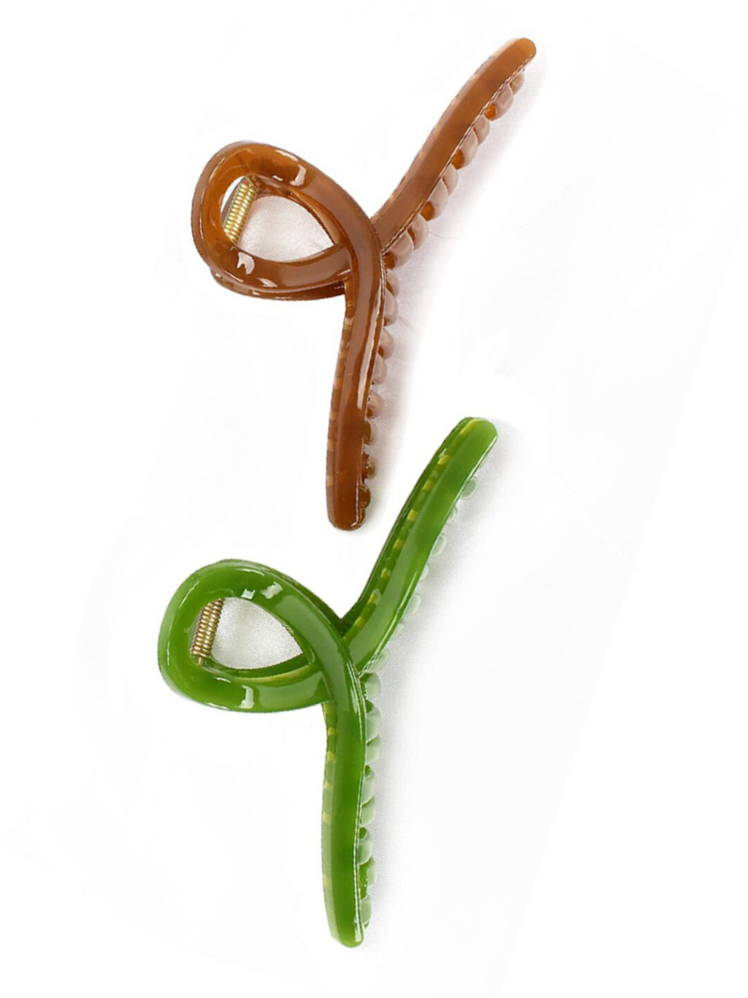 

Xivir Set of 2 Claw Clip, Brown