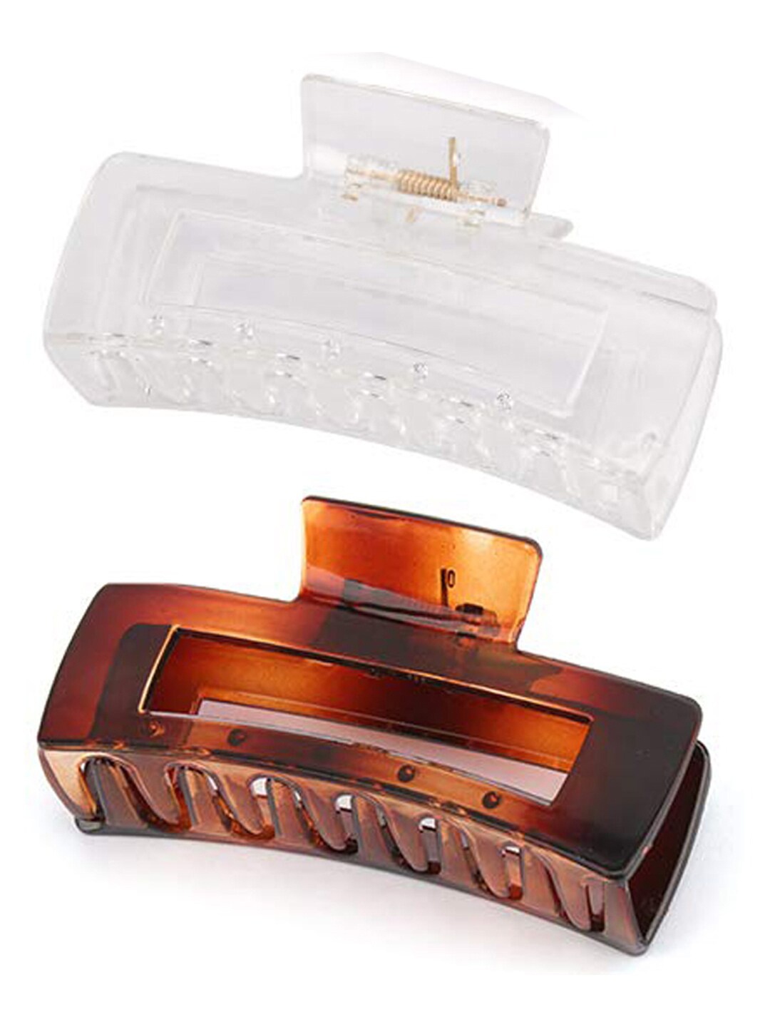 

Xivir Set of 2 Rectangular Claw Clips, White