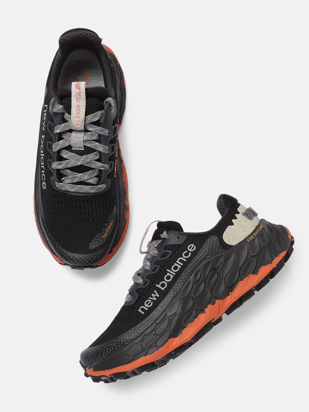 

New Balance Men Woven Design More TR Running Shoes, Black