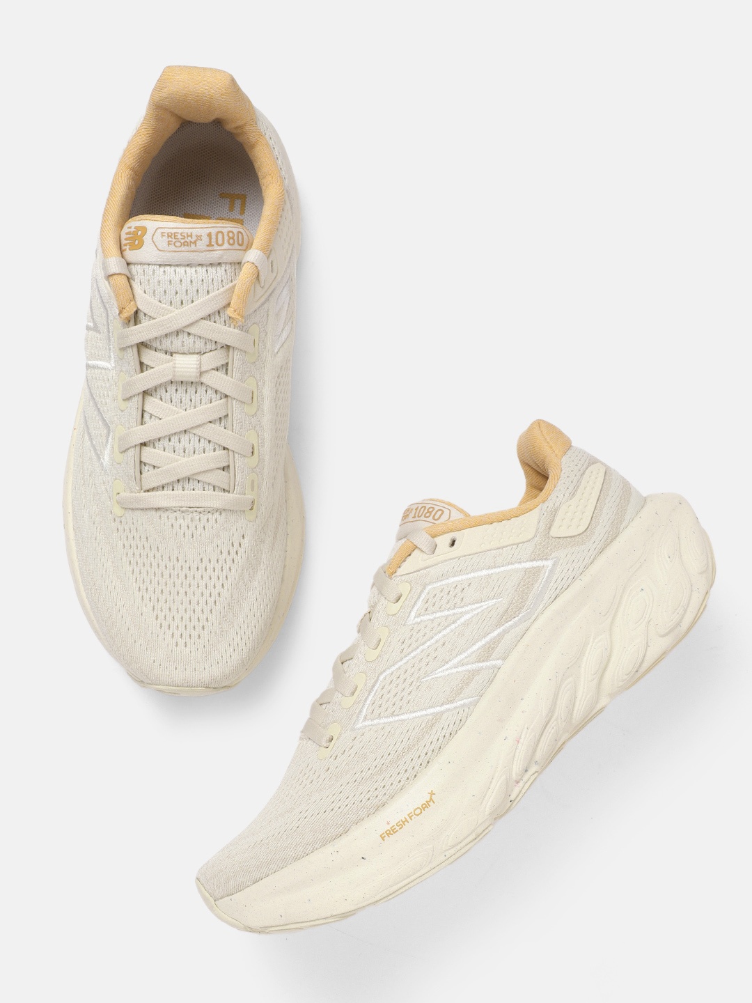 

New Balance Women 1080 V13 Running Shoes, Beige