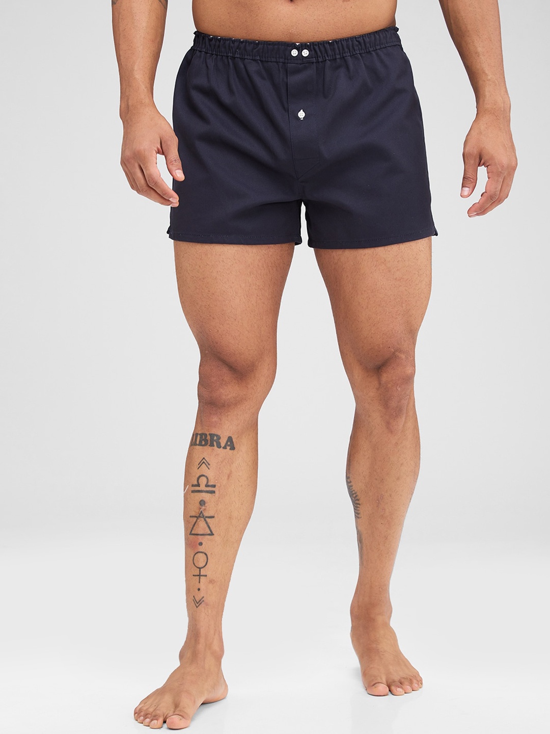 

VASTRADO Cotton Elasticated Boxer MB3798A, Navy blue