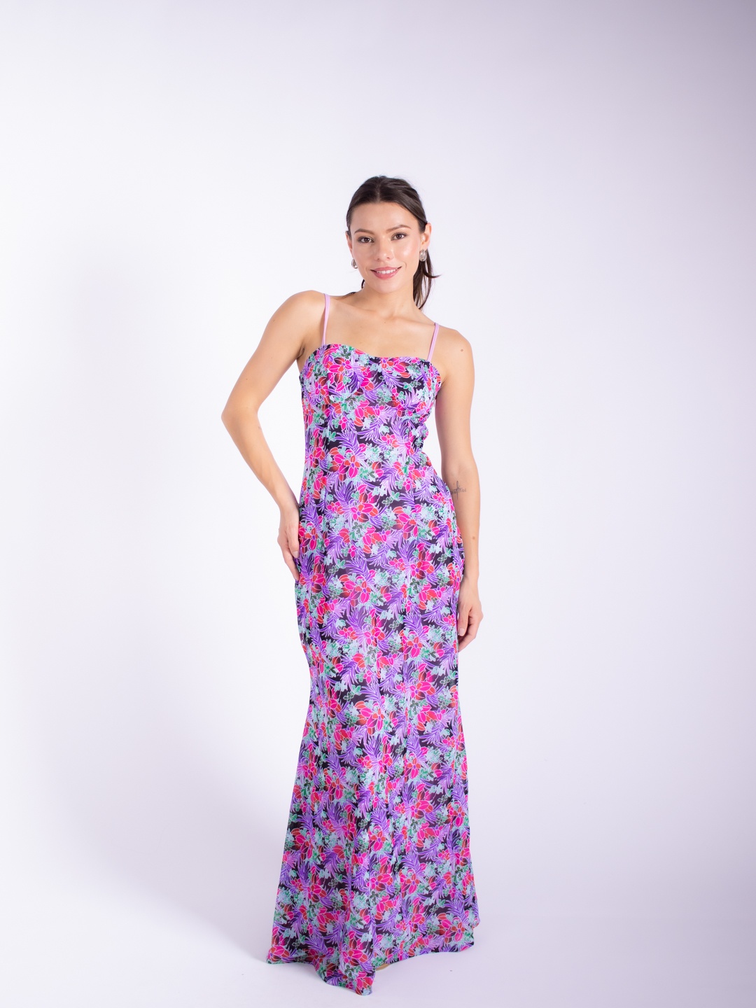 

Stylecast X Hersheinbox Floral Maxi Dress, Purple