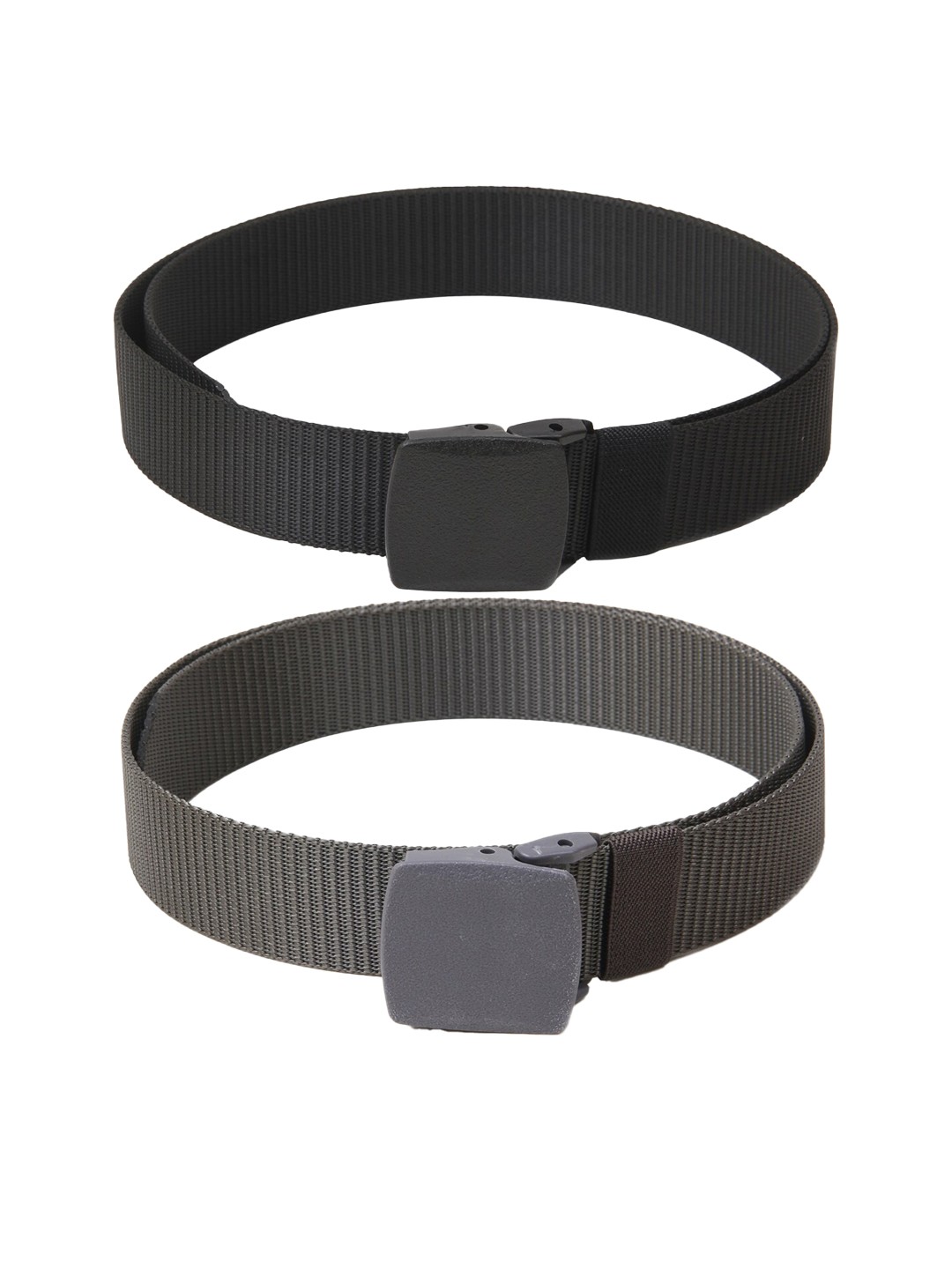 

Calvadoss Girls Textured 2 Belts, Black
