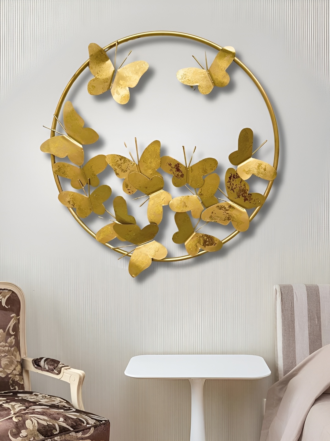 

ANSHIKA INTERNATIONAL Beige Butterfly Hanging Wall Decor