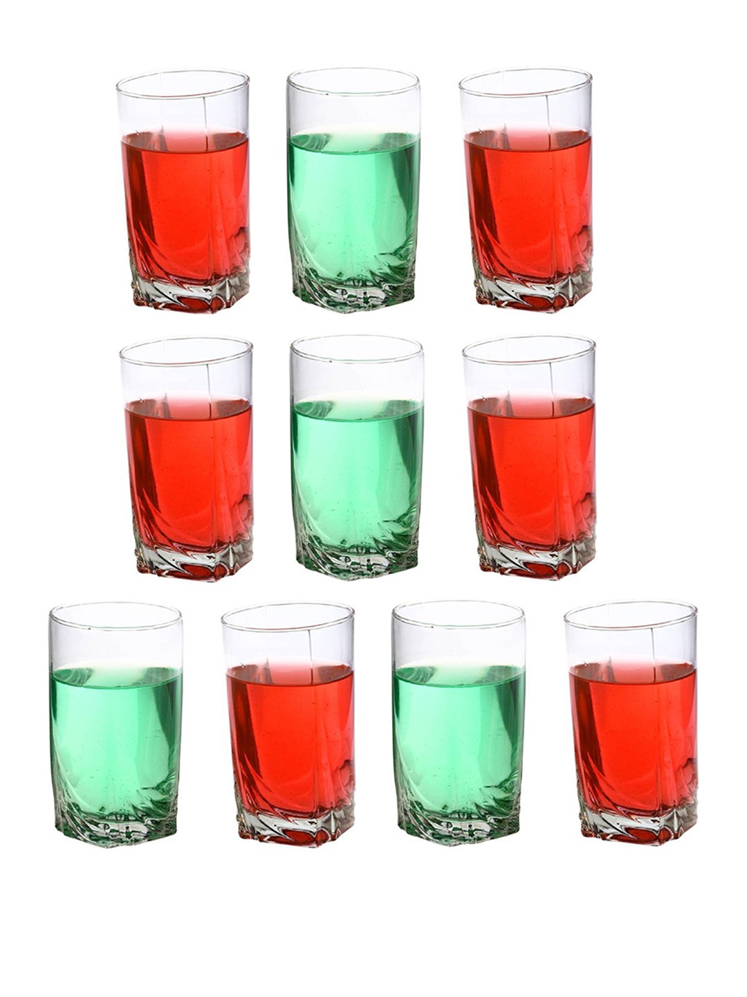 

1ST TIME Transparent 10-Pcs Water Glass 300 ml