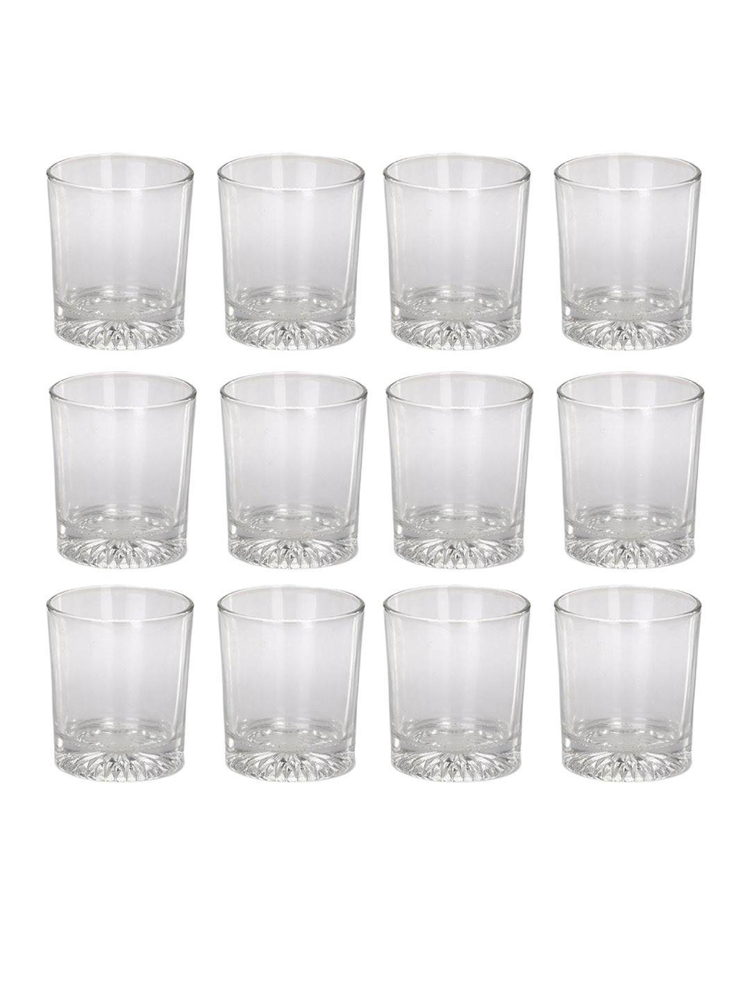 

1ST TIME 12-Pcs Transparent Water Glasses