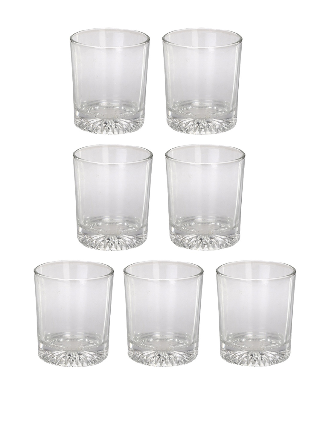 

1ST TIME Transparent 7 Pieces Water Glasses 300ml Each