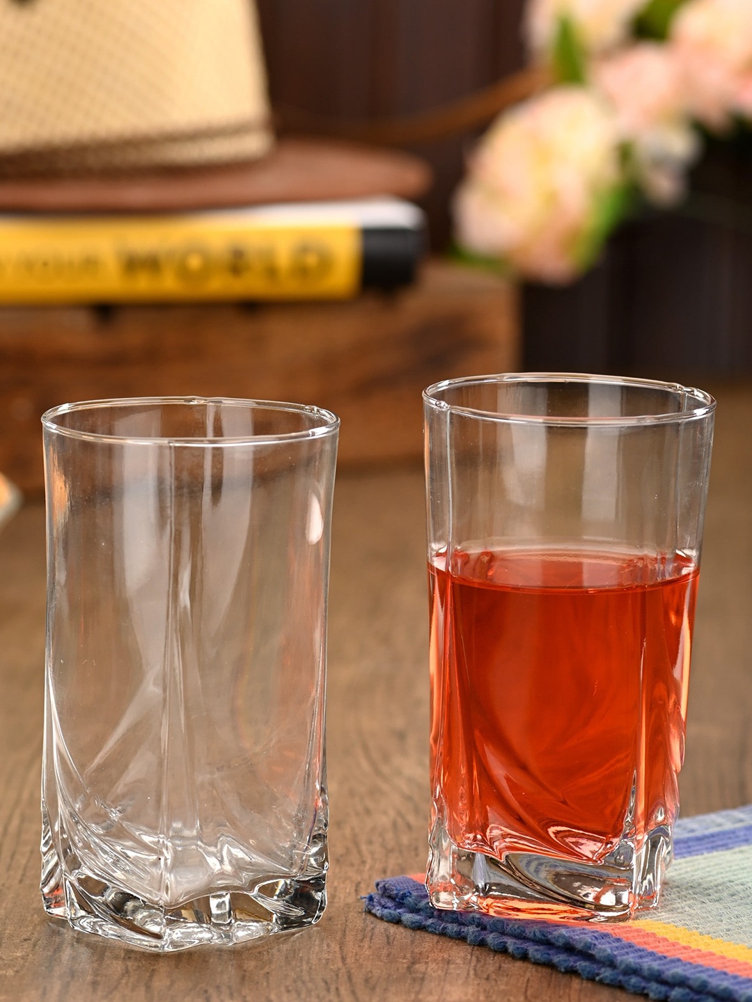 

1ST TIME Transparent 10-Pcs Water Glass 300ML Each
