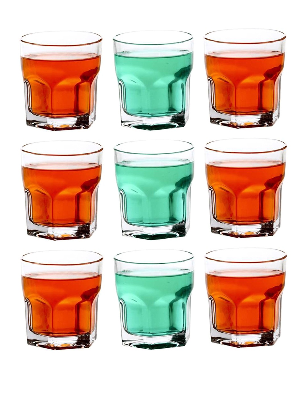 

1ST TIME 9-Pcs Transparent Water Glass