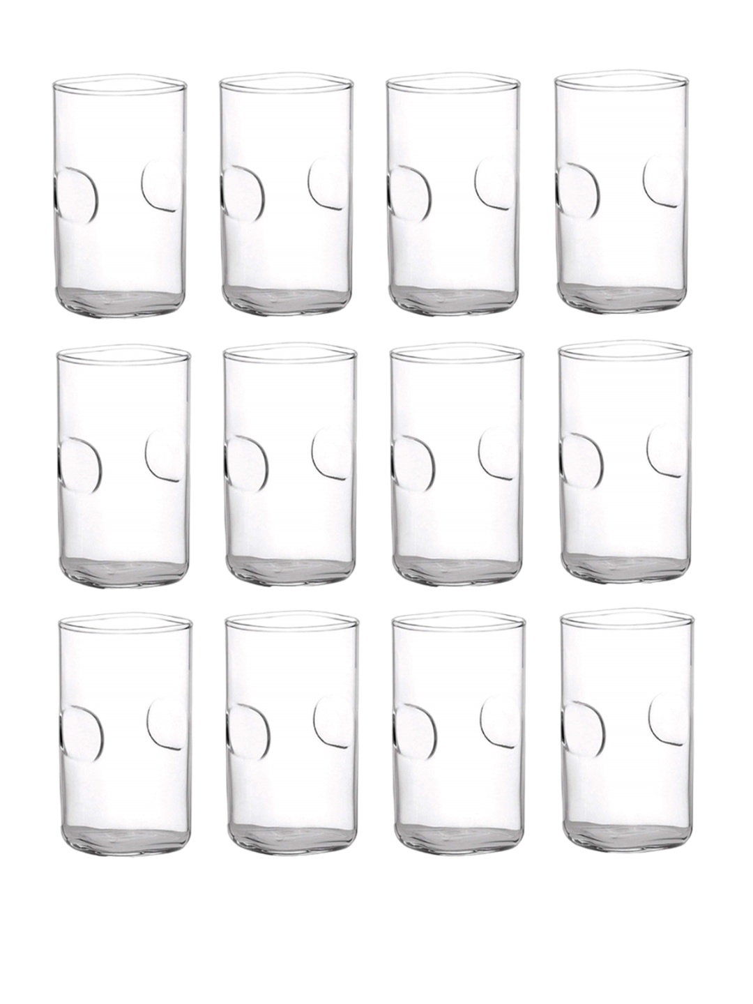 

1ST TIME Transparent 12 Pieces Water Glasses 300ml each