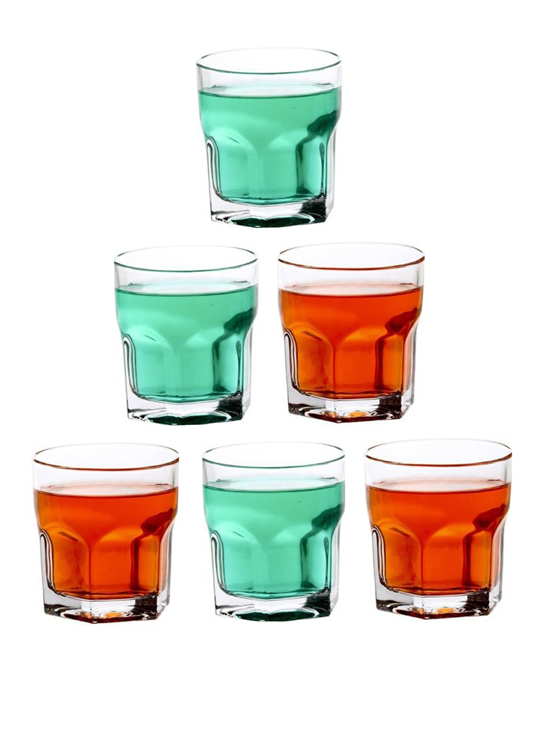 

1ST TIME Transparent 6-Pcs Whisky Glass 250ML Each
