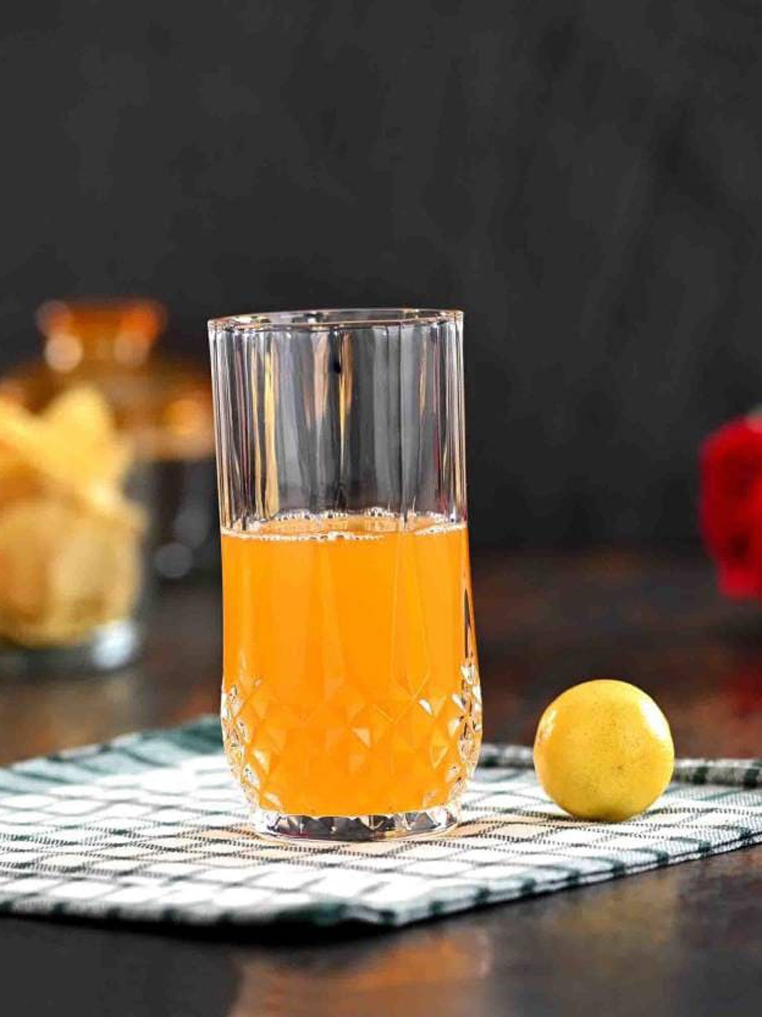 

1ST TIME 5-Pcs Transparent Water Glasses