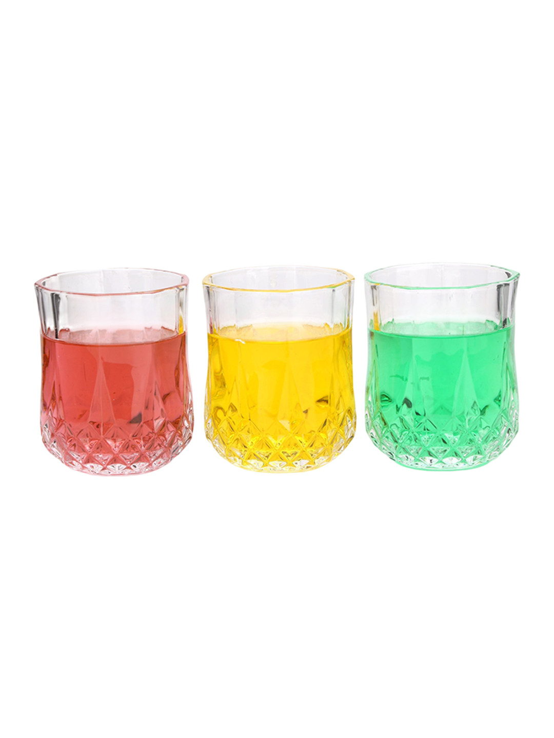

1ST TIME 3-Pcs Transparent Dishwasher Safe Water Glass