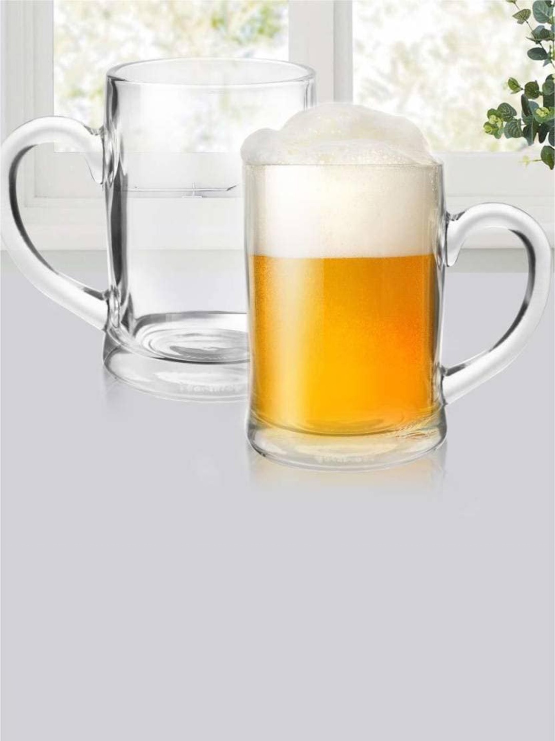 

1ST TIME Transparent 2 Pieces Beer Glass 350ml each